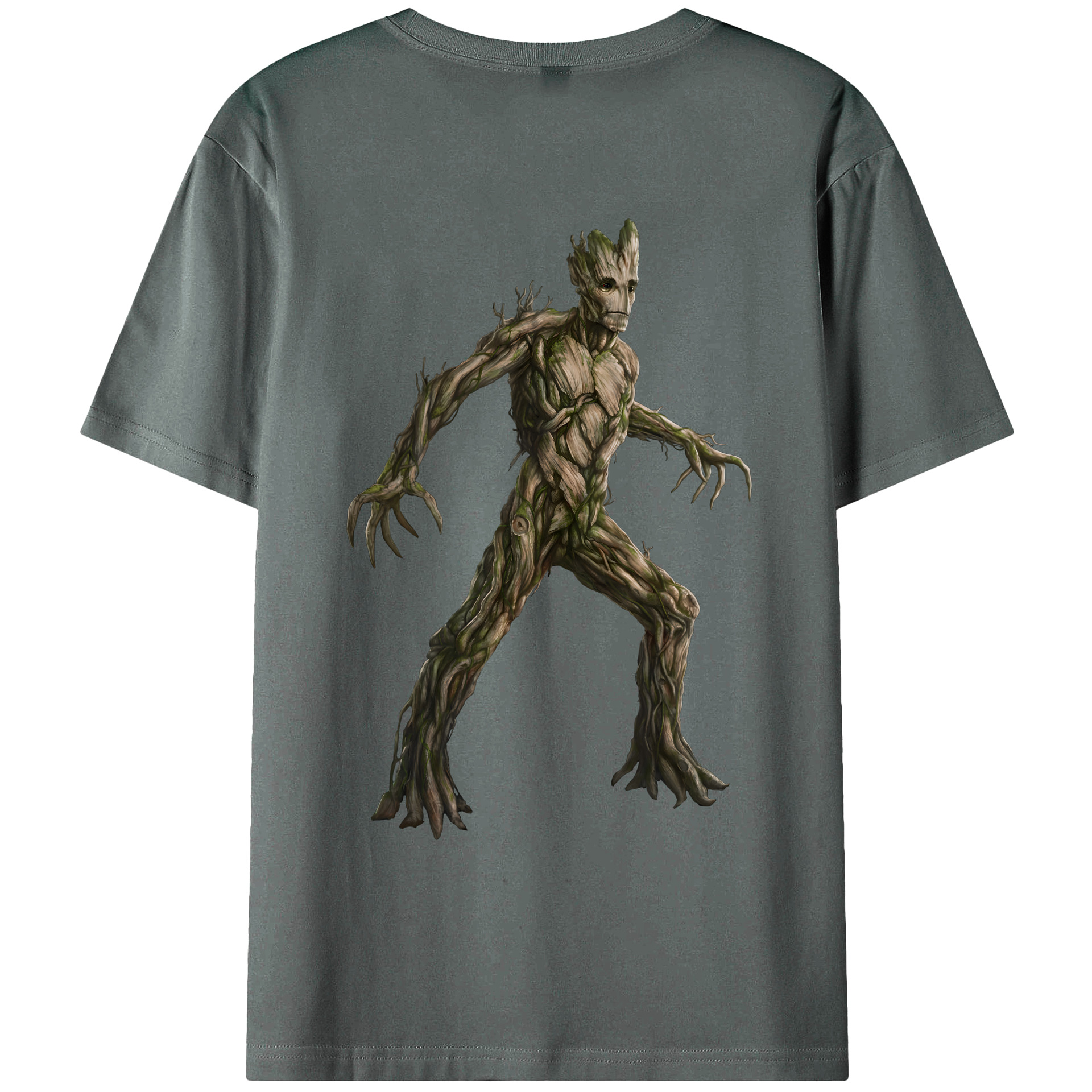 （画像用） アベンジャーズ The Avengers 綿100％ メンズ半袖Tシャツ（バックプリント） 通気性
